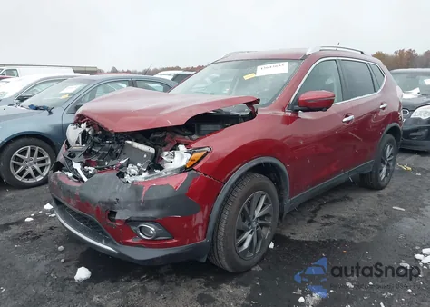 2016 Nissan Rogue Sl from USA, damaged, VIN JN8AT2MV9GW130934